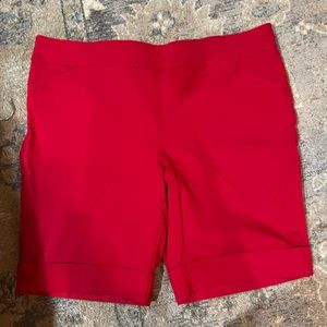 Kim Rogers Dress Shorts Comfort Band basically New 22W